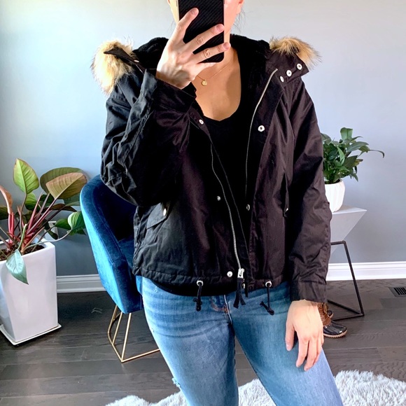 🏷Montana Fur Parka Coat Blush - Picture 5 of 6